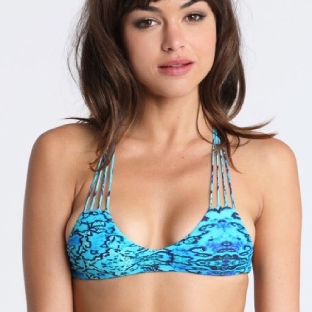 Mikoh Banyans Bikini Top Color Reef Size Small